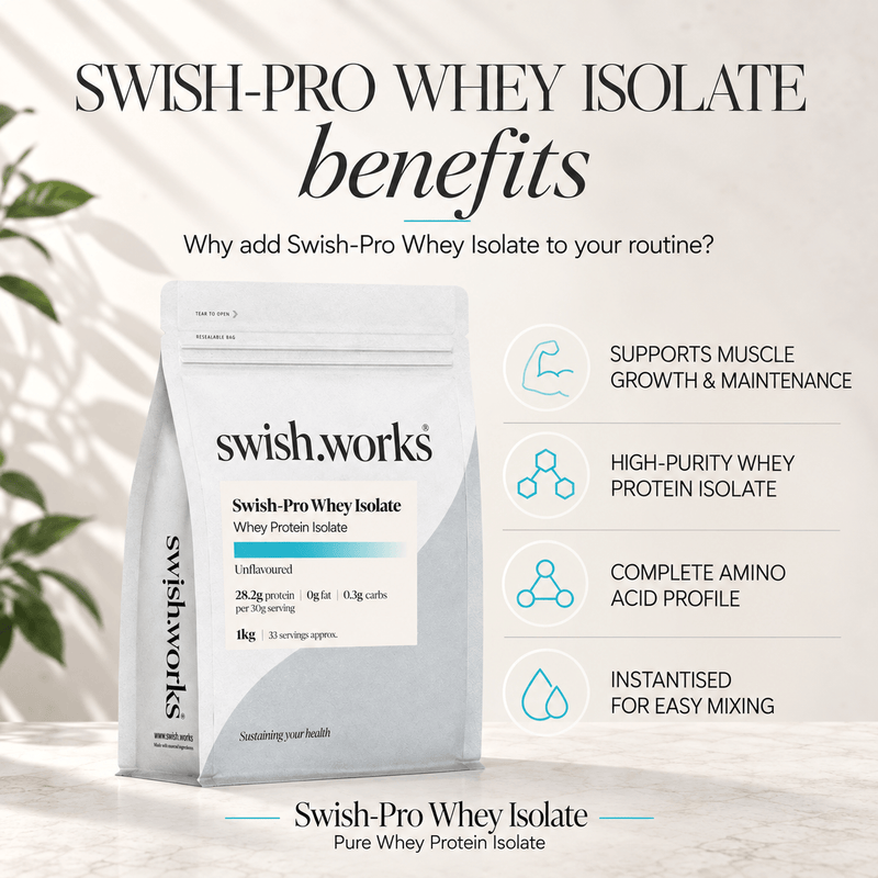 Swish-Pro Whey Isolate benefits