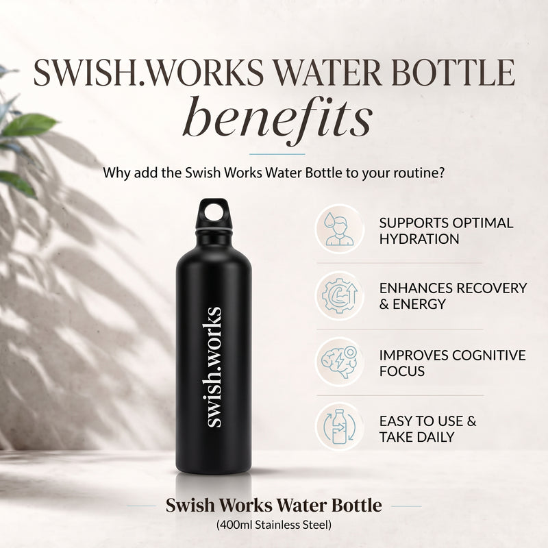 Swish Works 400ml Water Bottle benefits