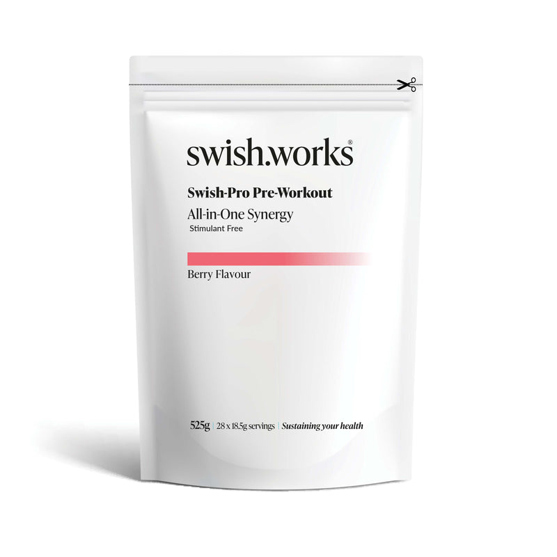 Swish-Pro Pre-Workout Berry 525g pouch
