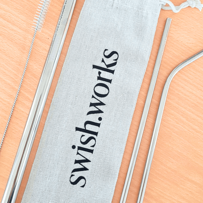 Stainless Steel Metal Straw Set